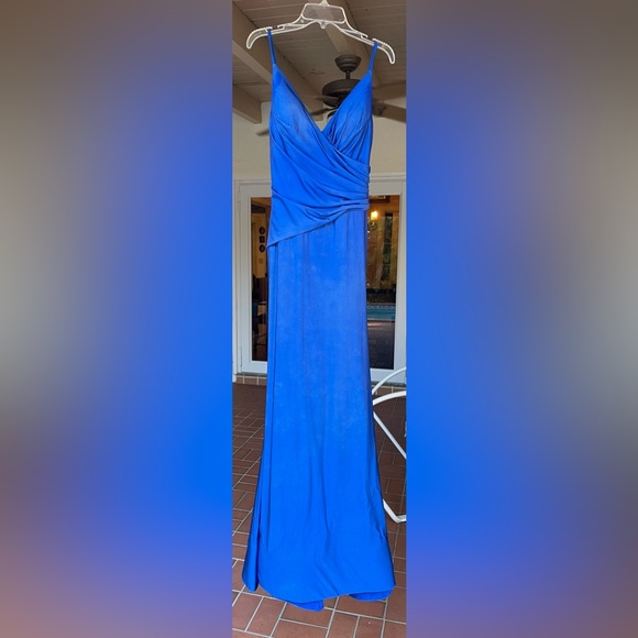 Terani Couture Royal Blue Prom Dress, Size Small - Picture 5 of 9
